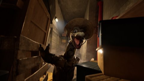 Dinosaur mascot close-up